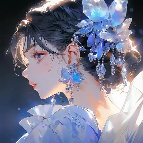 粉色双马尾可爱动漫女头像